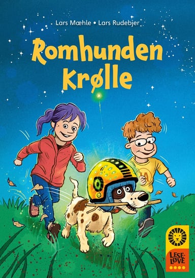 Omslag av "Leseløve nivå 4 - Romhunden Krølle"