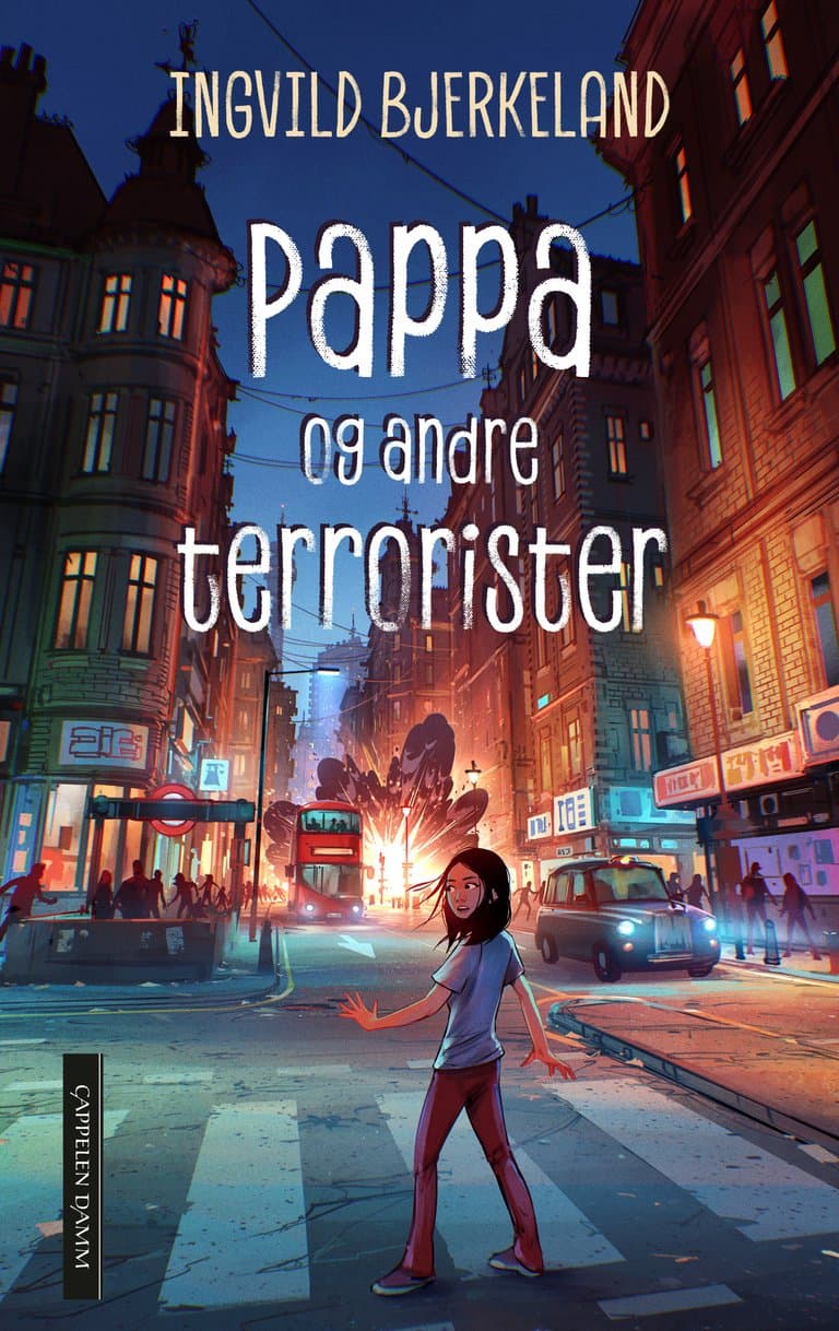 Omslag Pappa og andre terrorister av Ingvild Bjerkeland (Ebok)