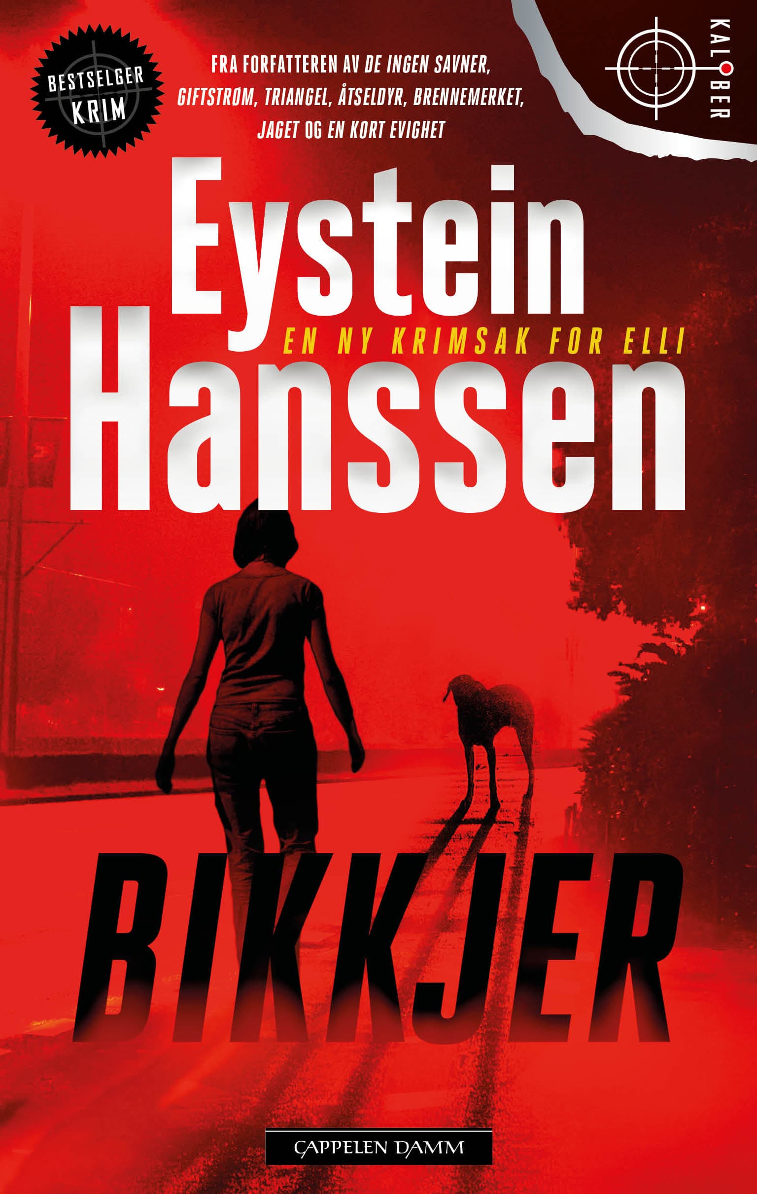 Omslag Bikkjer av Eystein Hanssen (Innbundet)