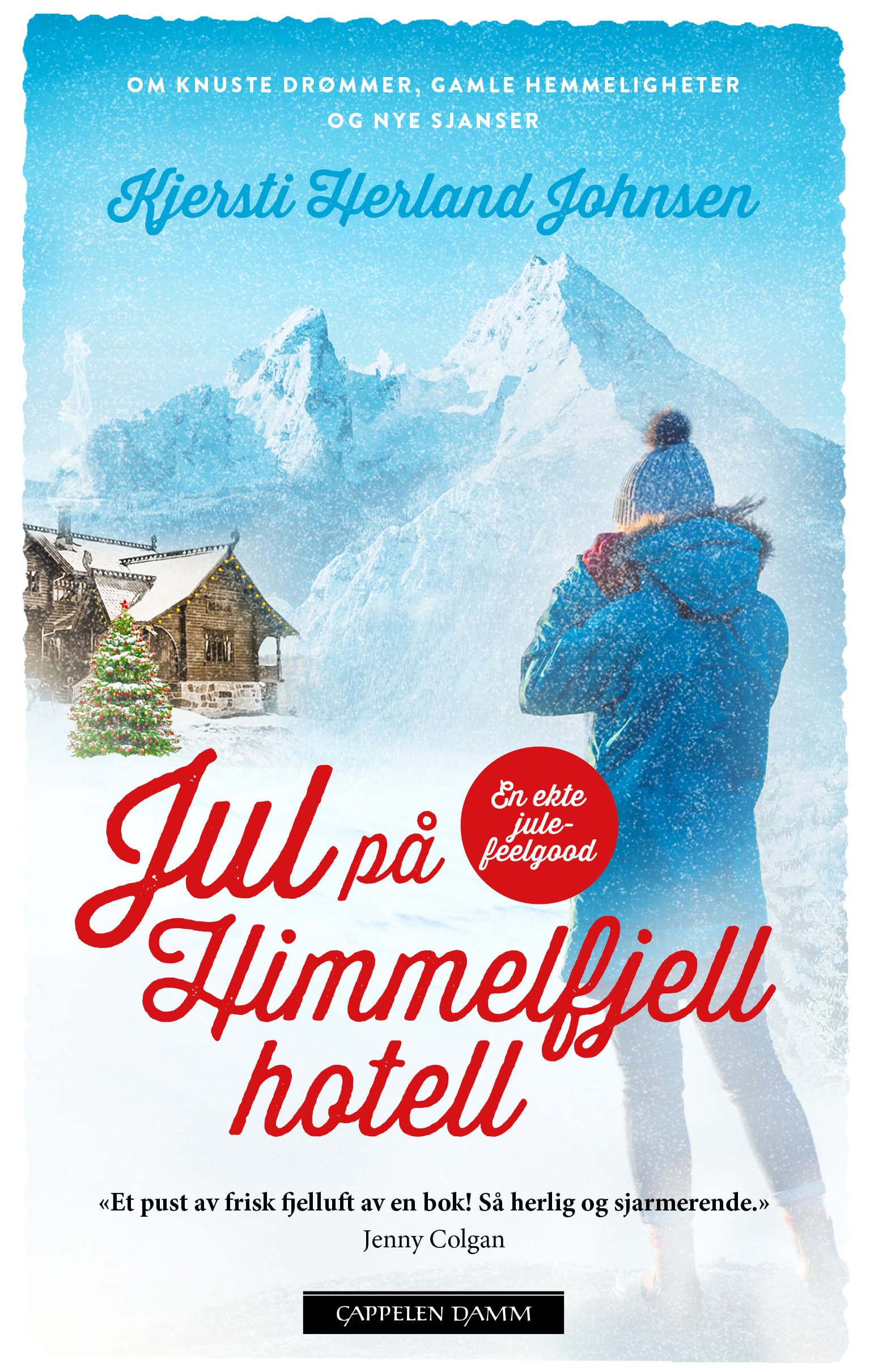 Omslag Jul på Himmelfjell hotell av Kjersti Herland Johnsen (Innbundet)