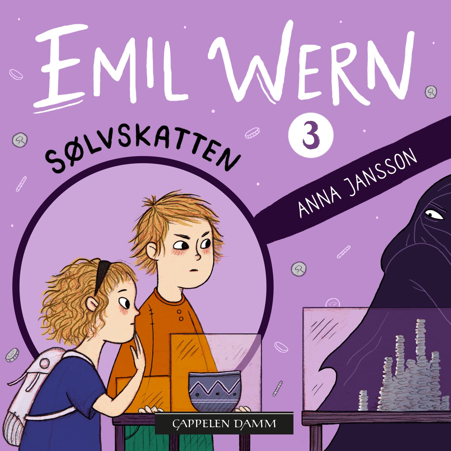Omslag Emil Wern: Sølvskatten av Anna Jansson (Lydbok)