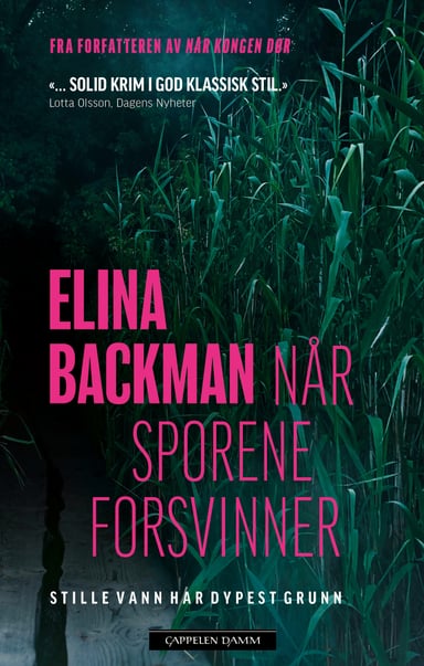 Omslag av "Når sporene forsvinner"