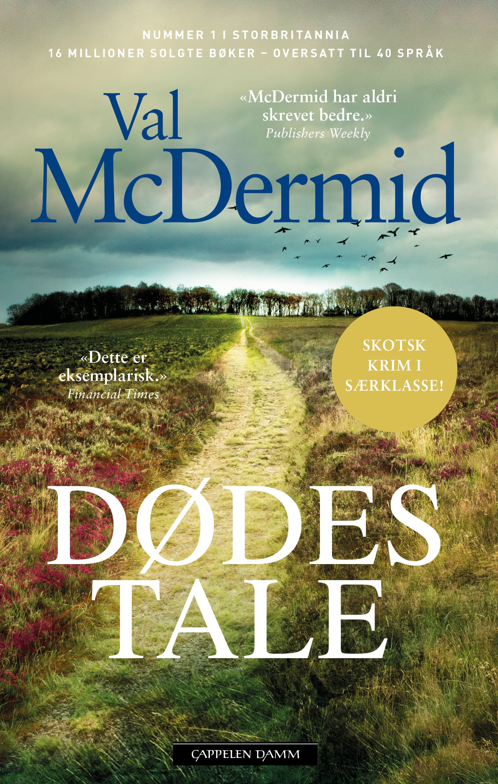 Omslag Dødes tale av Val McDermid (Innbundet)