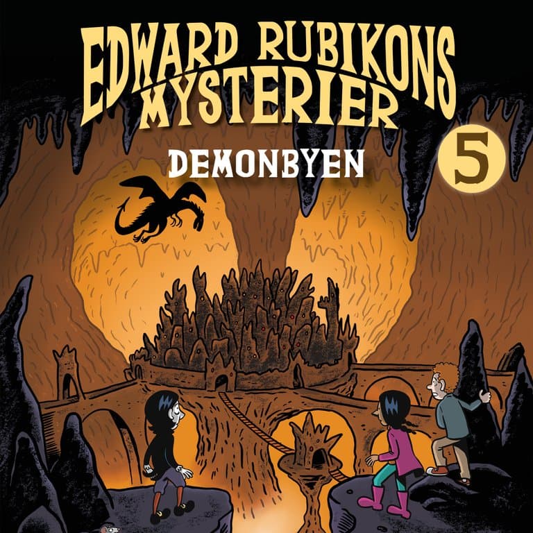 Omslag Edward Rubikons mysterier: Demonbyen av Aleksander Kirkwood Brown (Lydbok)