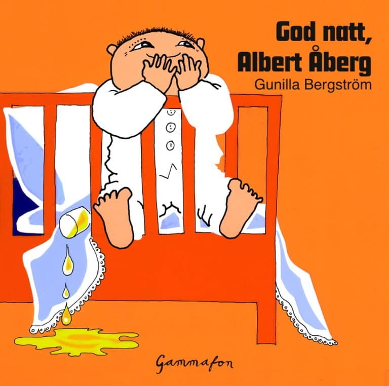 Omslag God natt, Albert Åberg av Gunilla Bergström (Lydbok)