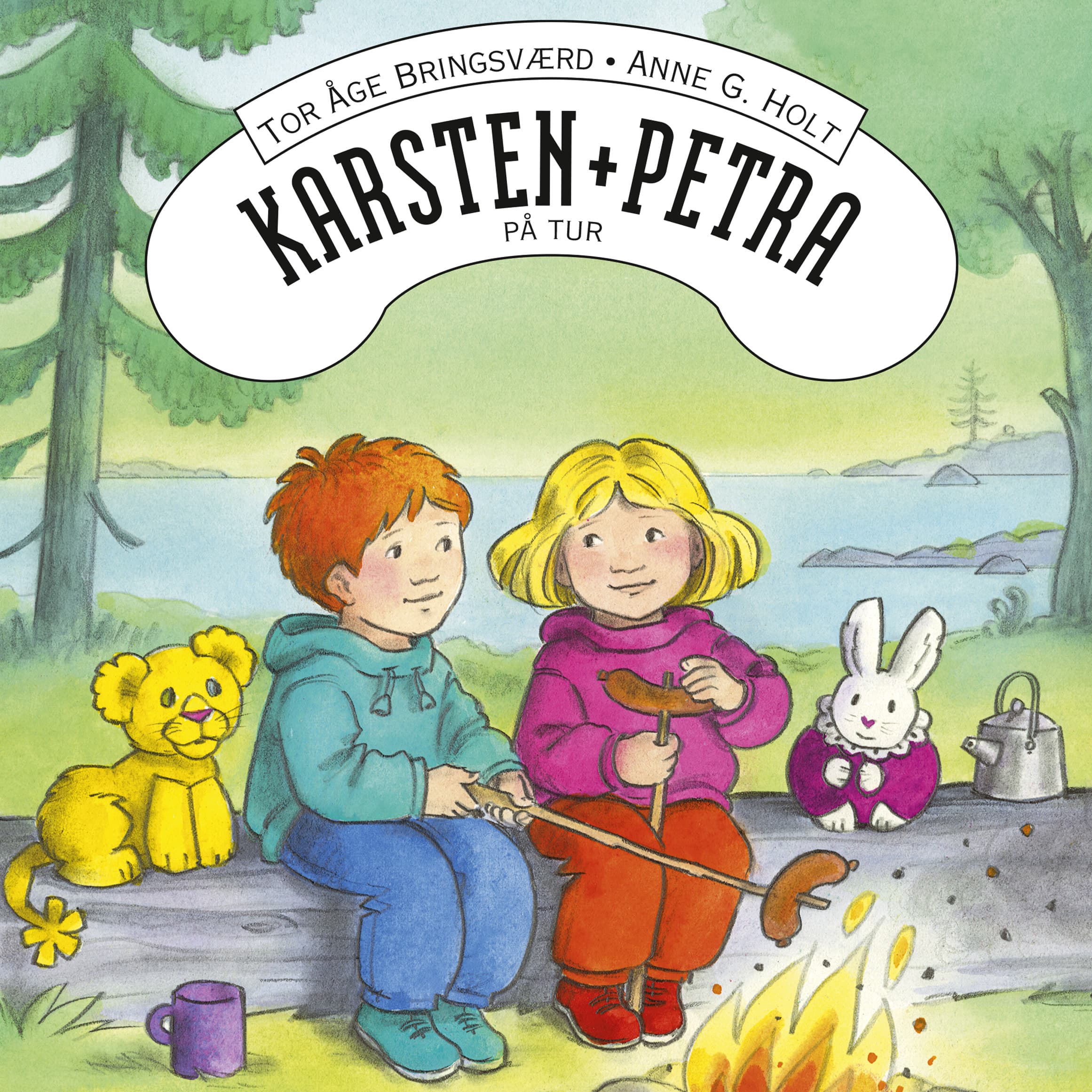 Omslag Karsten og Petra på tur av Tor Åge Bringsværd (Lydbok)
