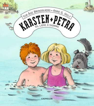 Karsten og Petra vil lære å svømme
