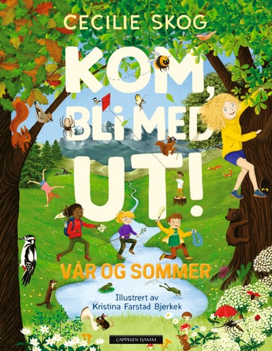 Omslag av "Kom, bli med ut! Vår og sommer"