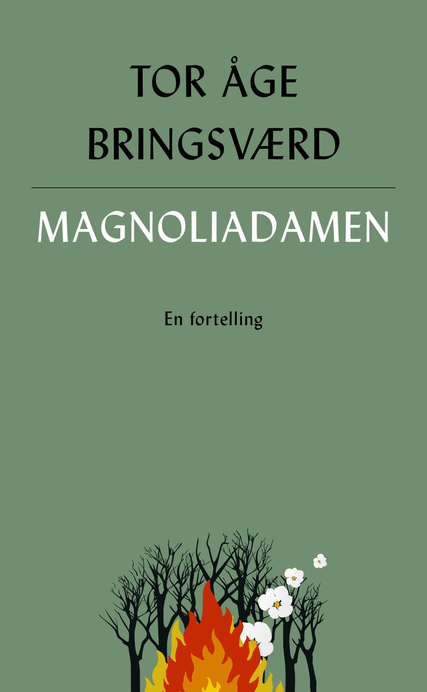 Omslag Magnoliadamen av Tor Åge Bringsværd (Ebok)