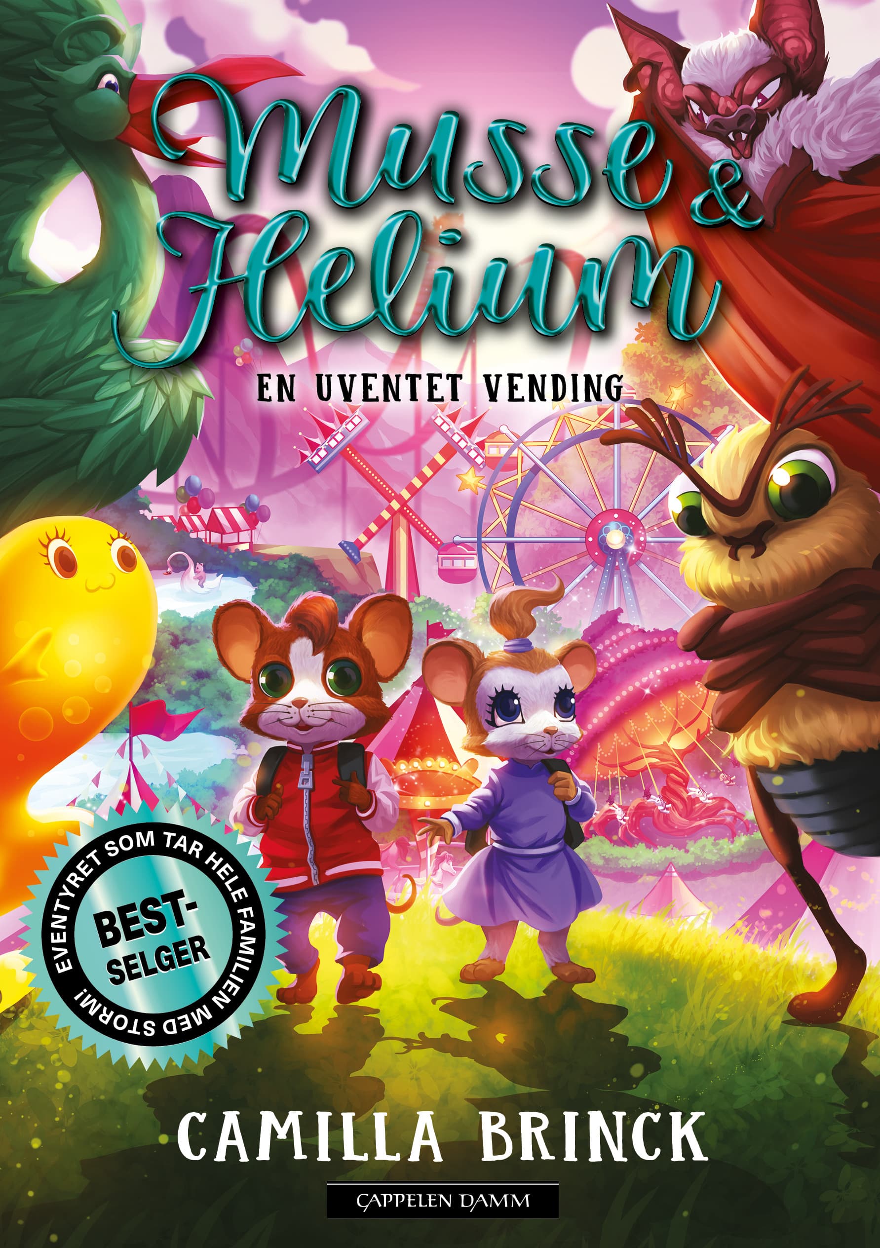 Omslag Musse & Helium 7 - En uventet vending av Camilla Brinck (Innbundet)