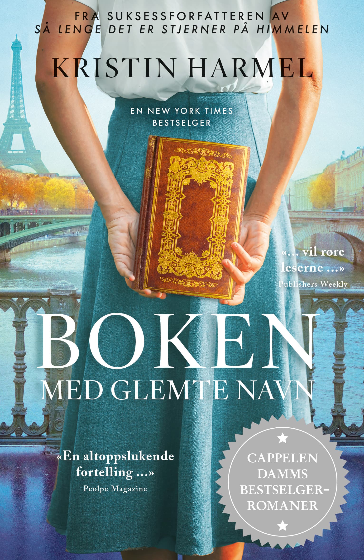 Omslag Boken med glemte navn av Kristin Harmel (Innbundet)