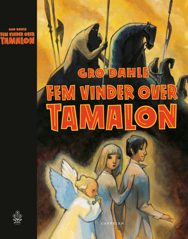 Omslag Fem vinder over Tamalon av Gro Dahle (Innbundet)
