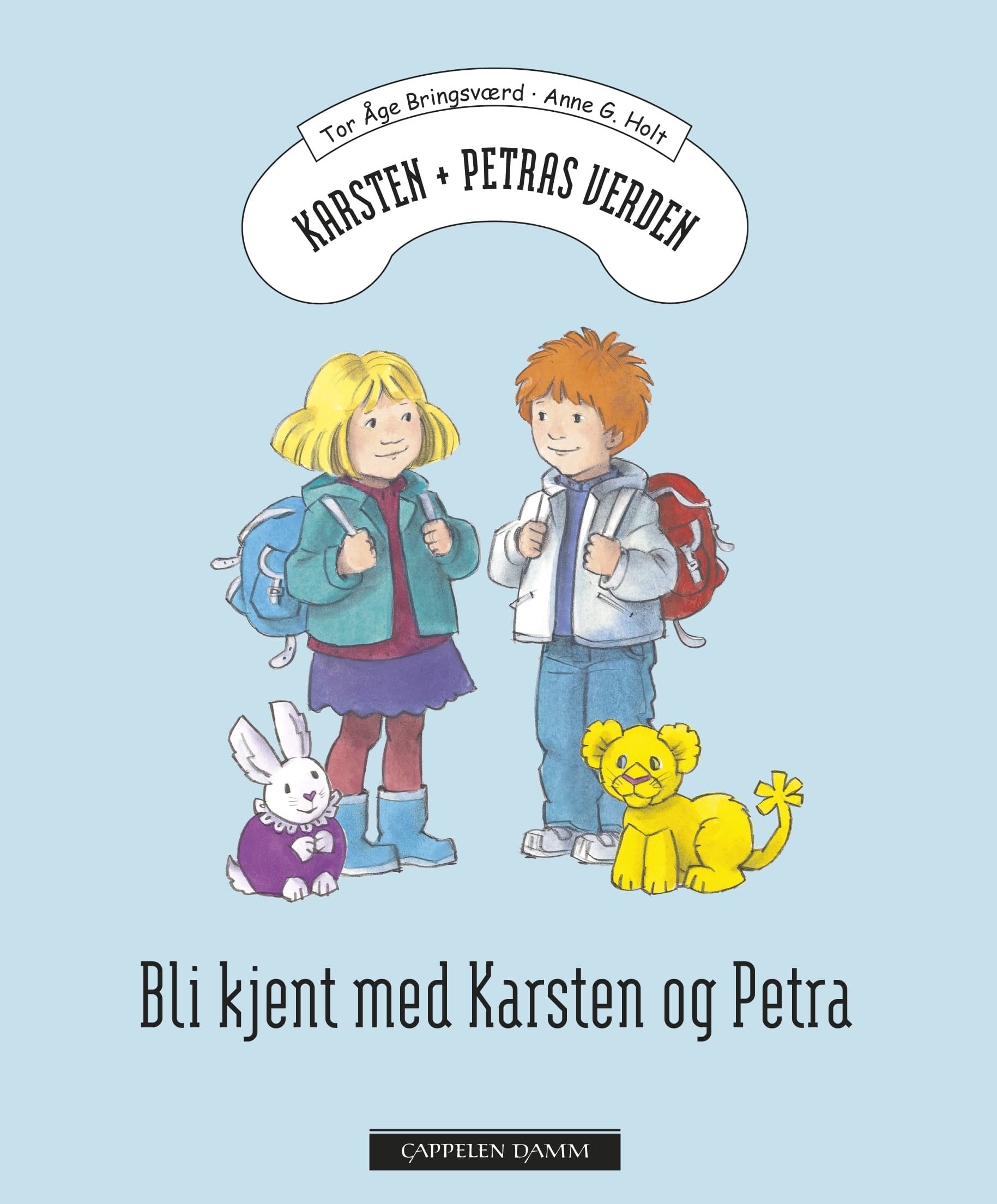 Omslag Bli kjent med Karsten og Petra av Tor Åge Bringsværd (Innbundet)