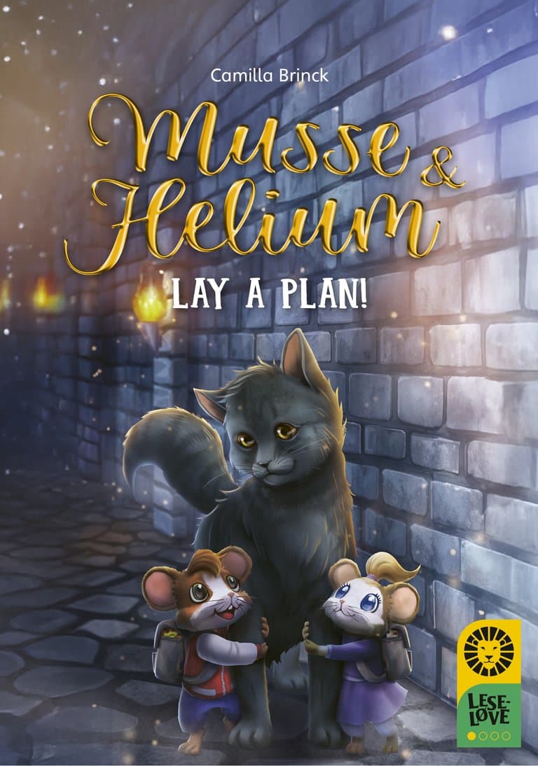 Omslag Leseløve nivå 1 Engelsk - Musse and Helium lay a plan av Camilla Brinck (Ebok)