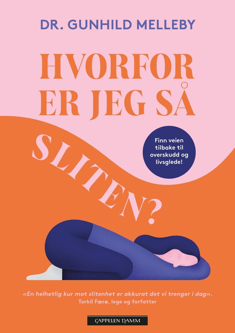 Omslag Hvorfor er jeg så sliten? av Gunhild Therese Melleby (Heftet)