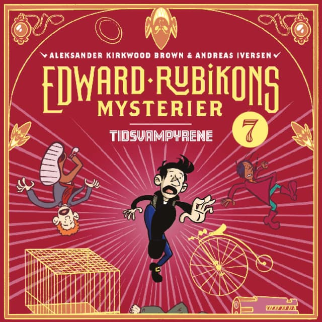 Omslag Edward Rubikons mysterier -Tidsvampyrene av Aleksander Kirkwood Brown (Lydbok)