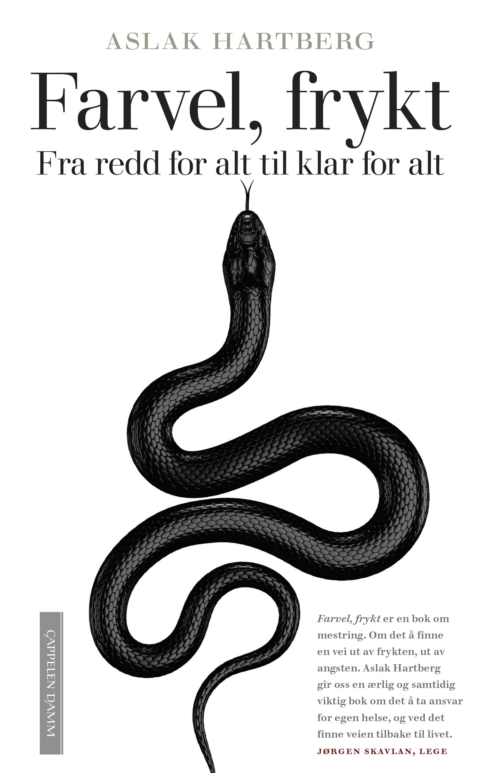 Omslag Farvel, frykt av Aslak Hartberg (Heftet)