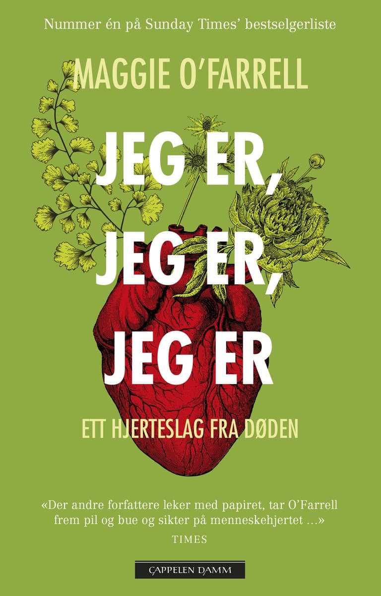 Omslag Jeg er, jeg er, jeg er av Maggie O'Farrell (Innbundet)