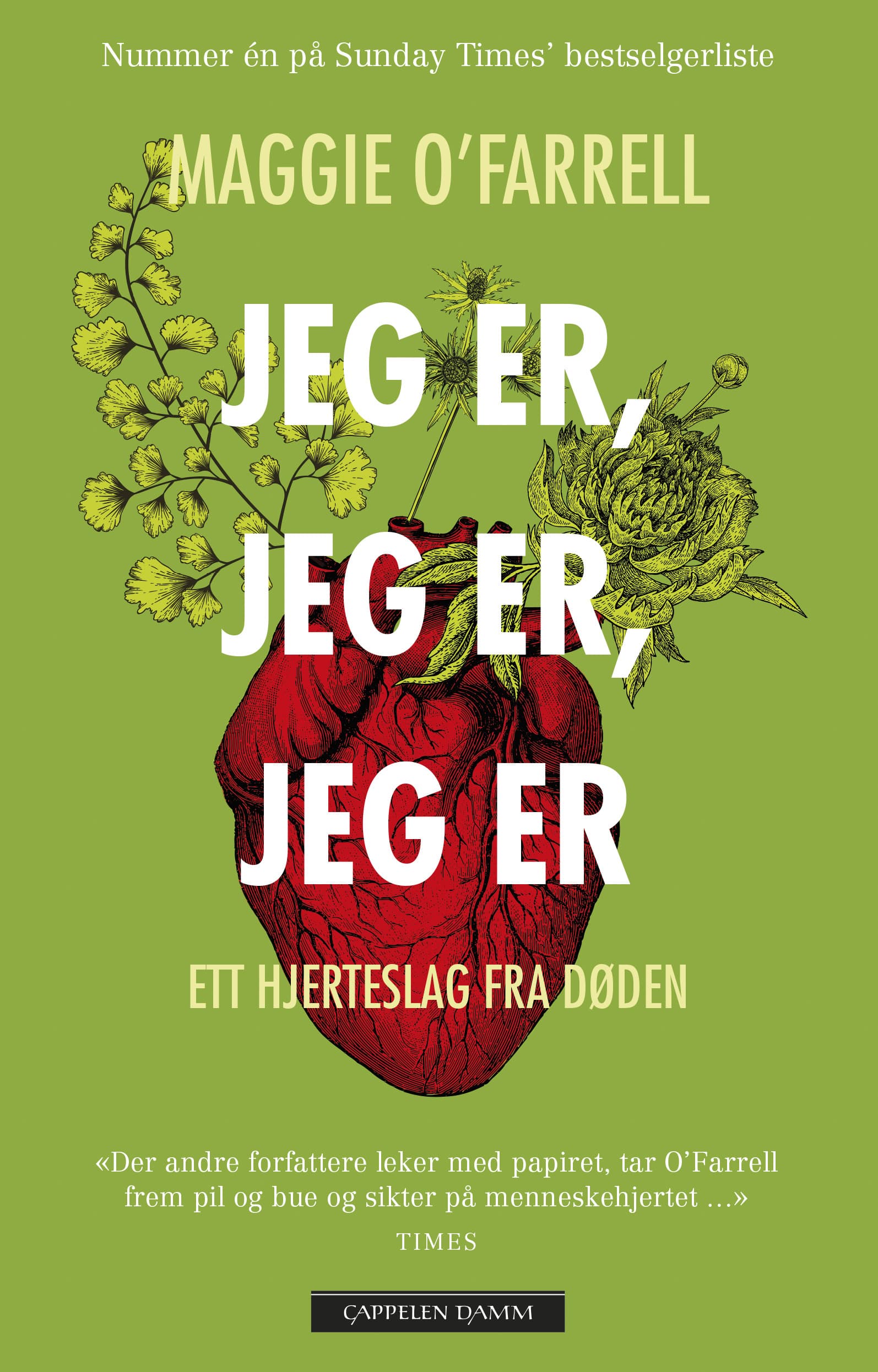 Omslag Jeg er, jeg er, jeg er av Maggie O'Farrell (Innbundet)