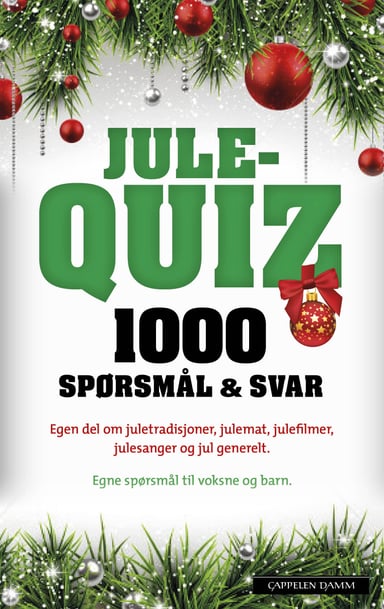 Omslag av "Julequiz 2018"