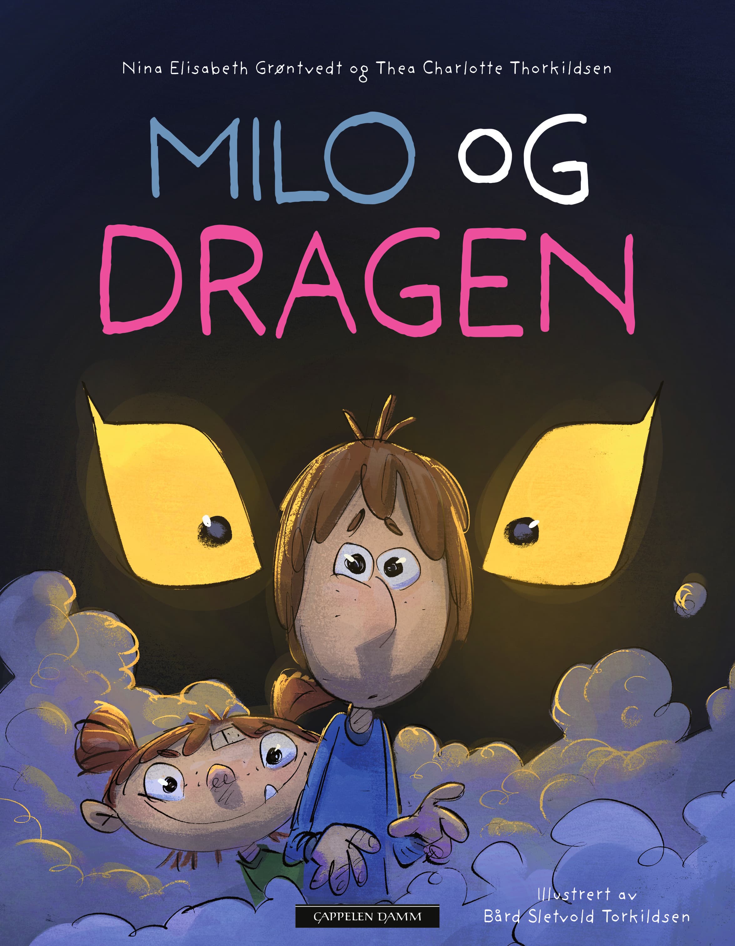Omslag Milo og dragen av Nina Elisabeth Grøntvedt og Thea Charlotte Thorkildsen (Ebok)
