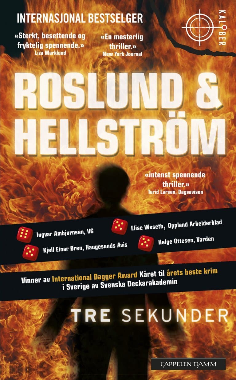 Omslag Tre sekunder av Anders & Börge Roslund & Hellström (Heftet)