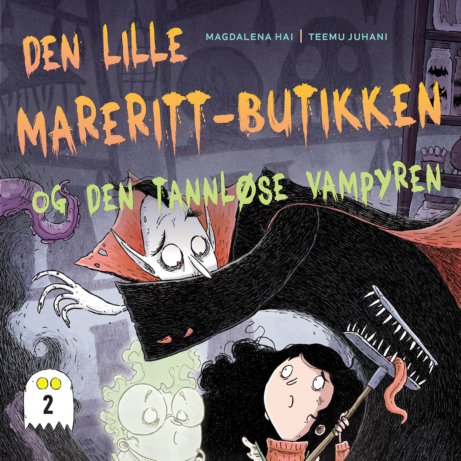 Omslag Den lille mareritt-butikken og den tannløse vampyren av Magdalena Hai (Lydbok)