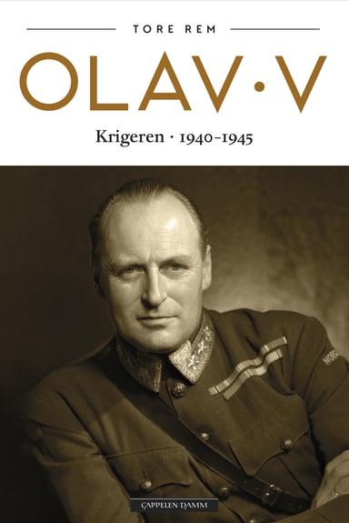 Omslag av "Olav V - Krigeren 1940-1945"