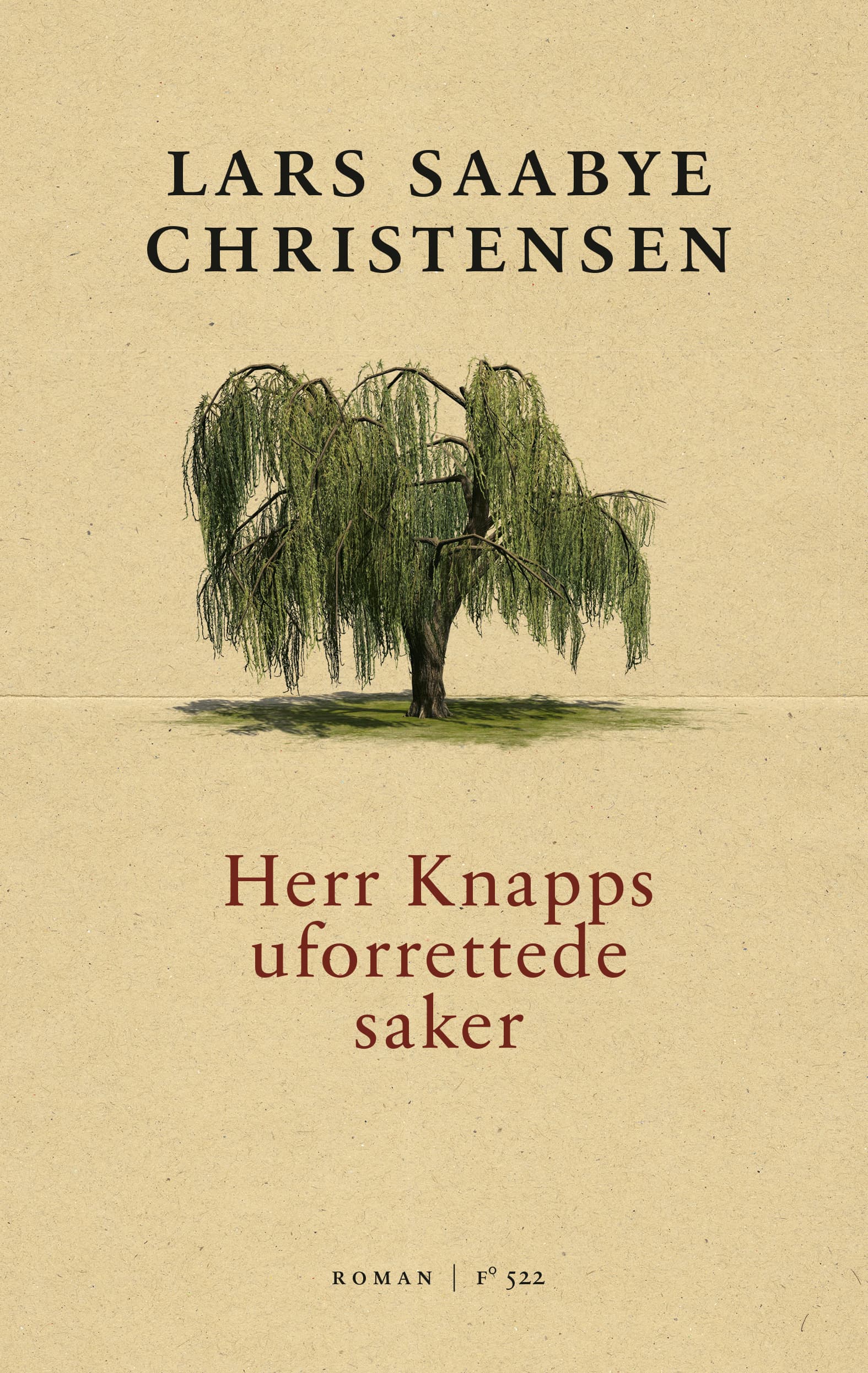 Omslag Herr Knapps uforrettede saker av Lars Saabye Christensen (Innbundet)