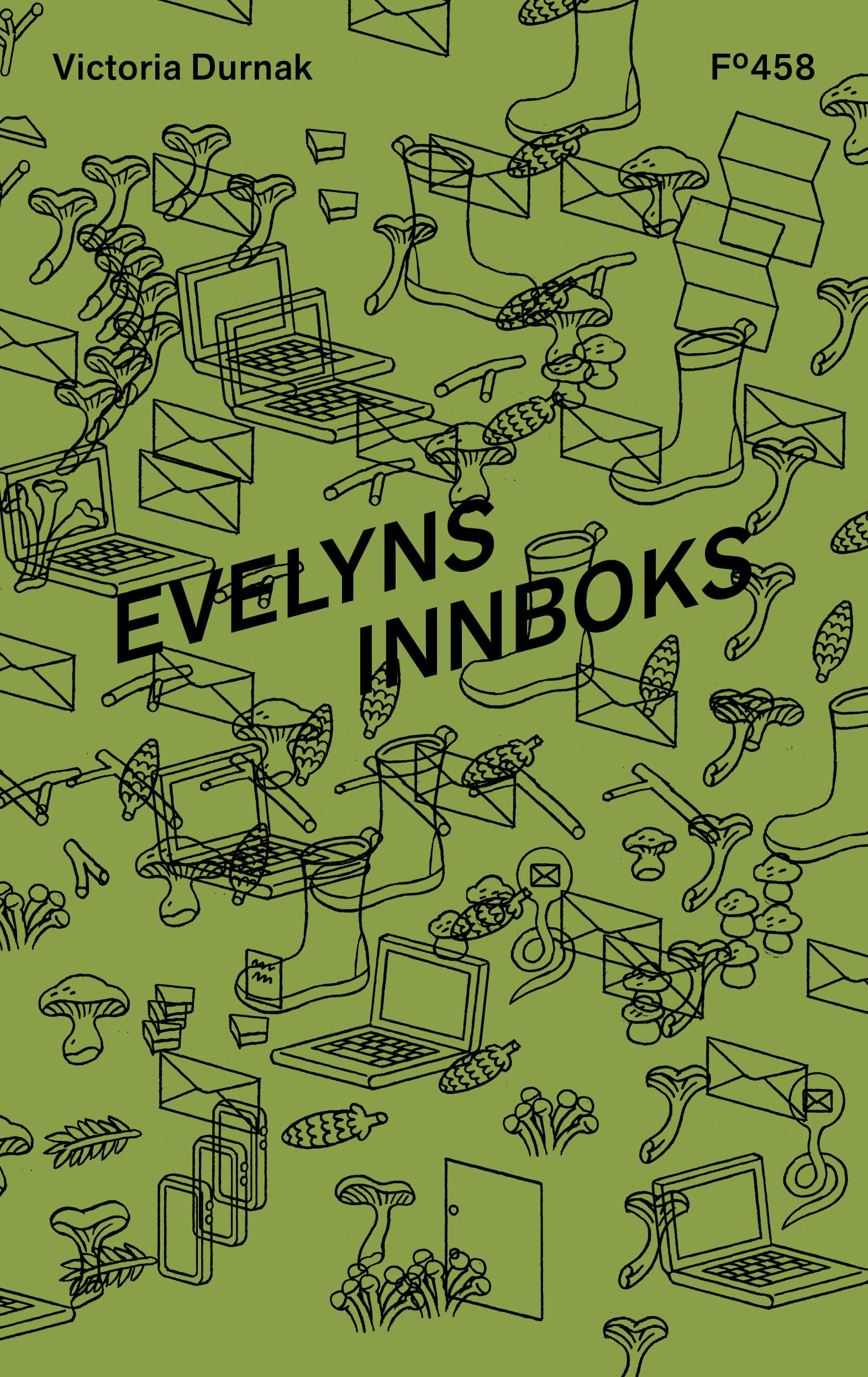 Omslag Evelyns innboks av Victoria Durnak (Innbundet)