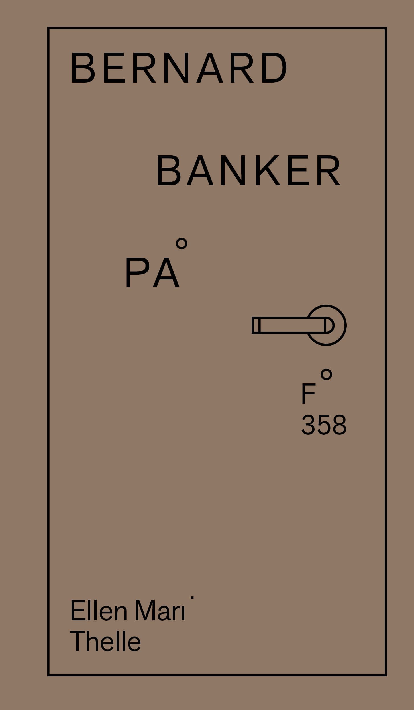 Omslag Bernard banker på av Ellen Mari Thelle (Innbundet)