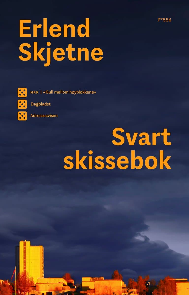 Omslag Svart skissebok av Erlend Skjetne (Ebok)