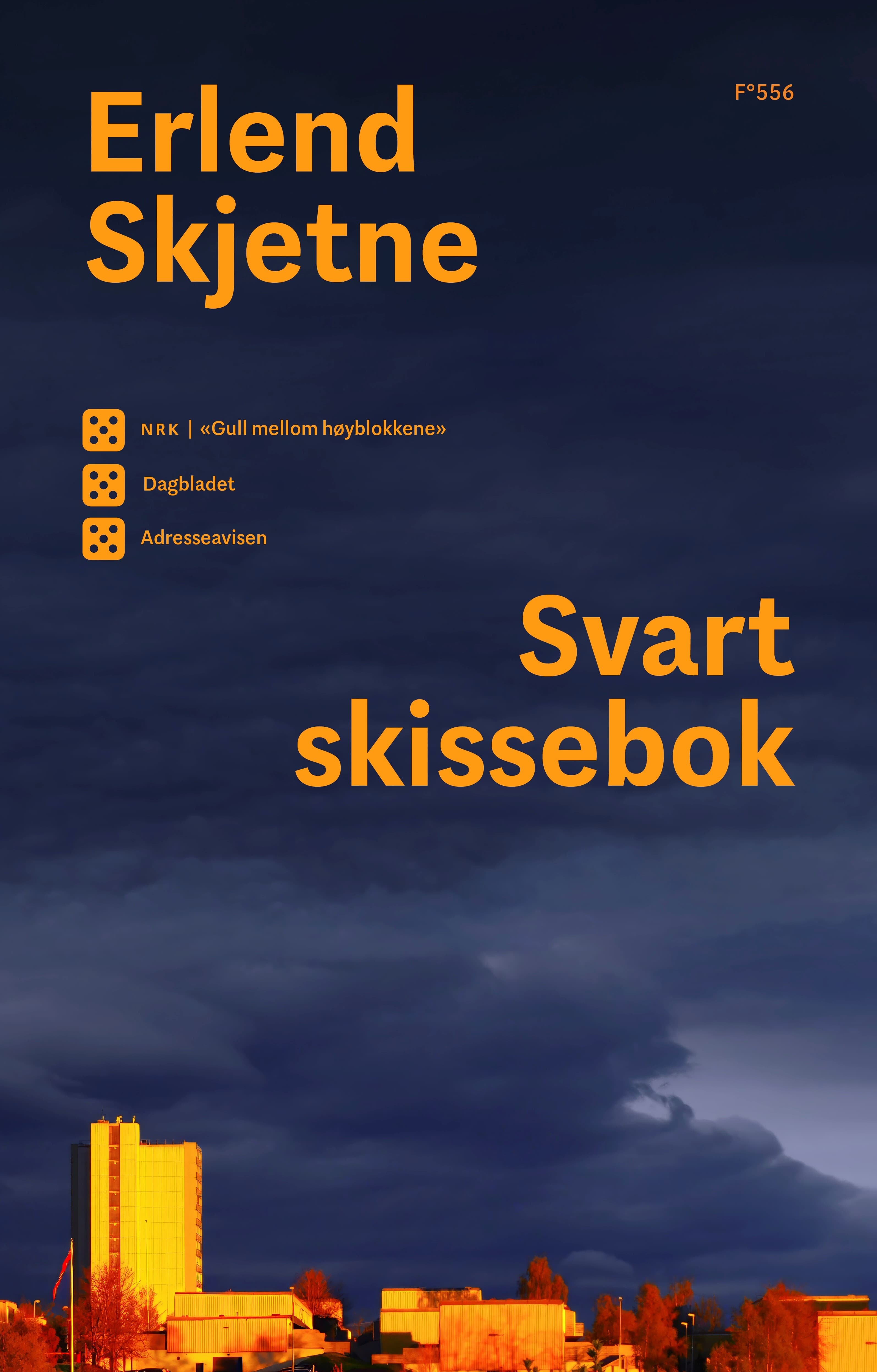 Omslag Svart skissebok av Erlend Skjetne (Ebok)