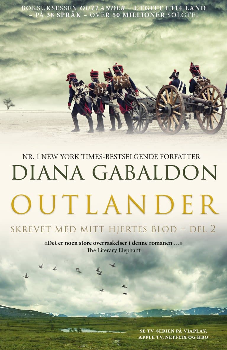 Omslag Skrevet med mitt hjertes blod – del 2 av Diana Gabaldon (Heftet)