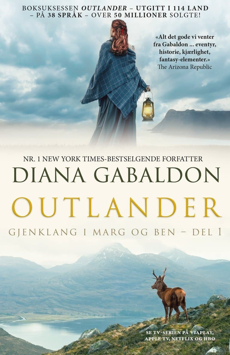Omslag Gjenklang i marg og ben – del 1 av Diana Gabaldon (Heftet)