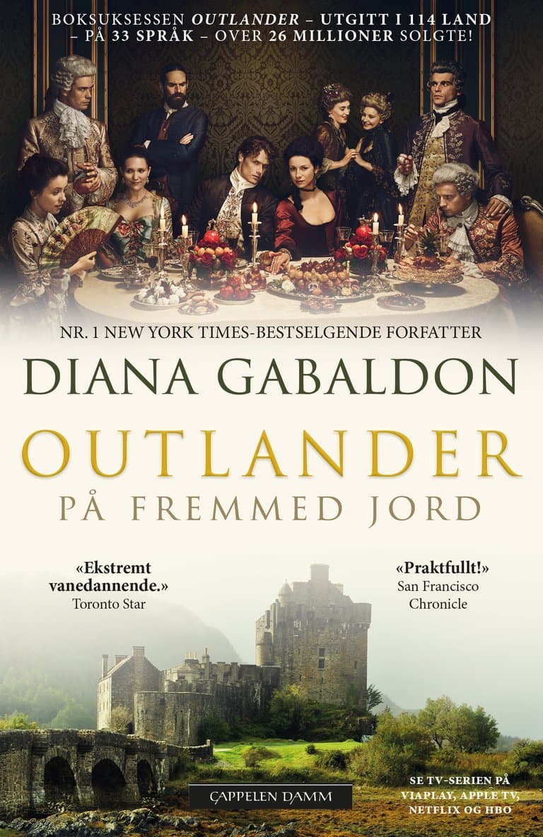 Omslag På fremmed jord av Diana Gabaldon (Heftet)