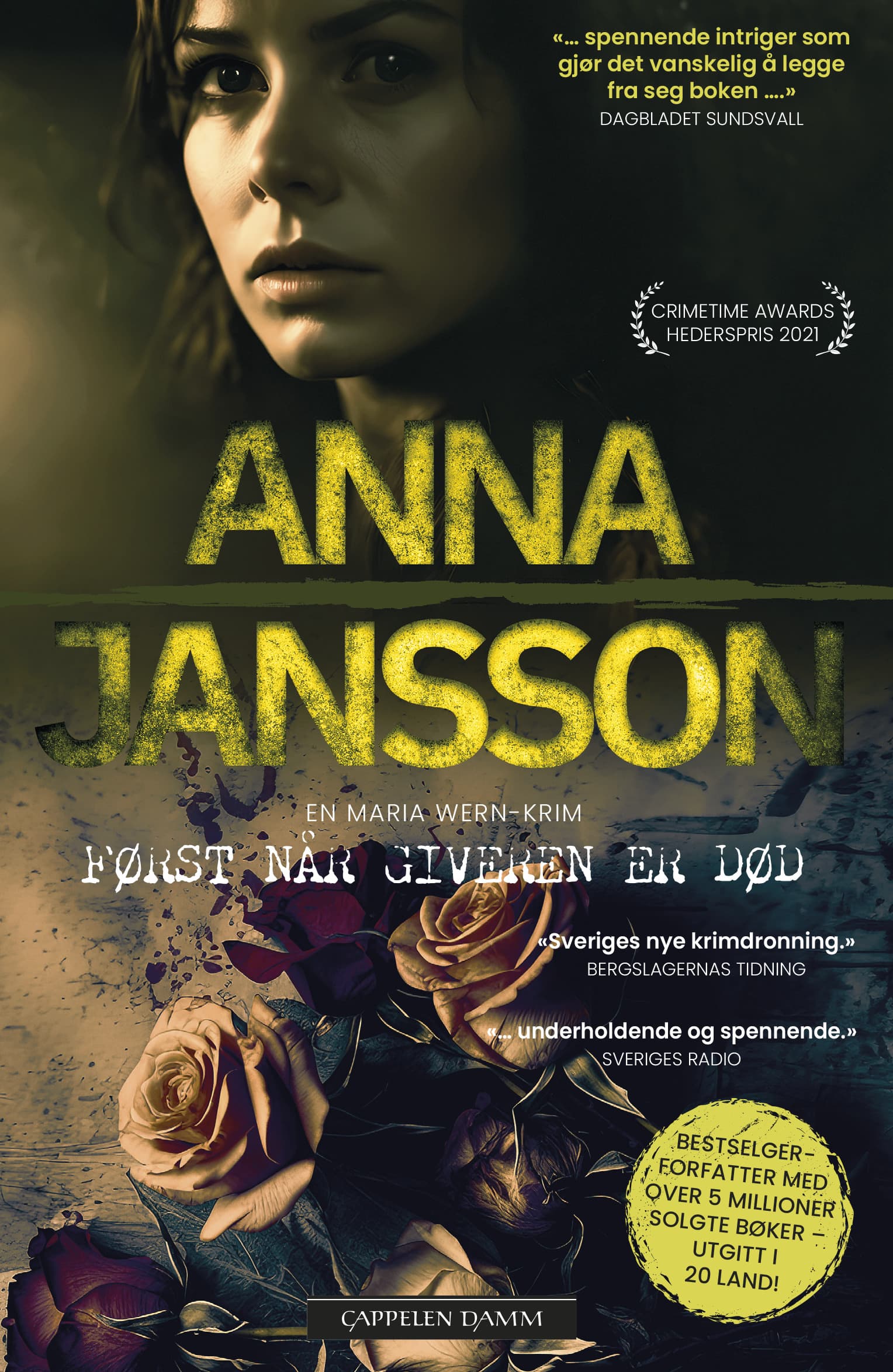 Omslag Først når giveren er død av Anna Jansson (Heftet)