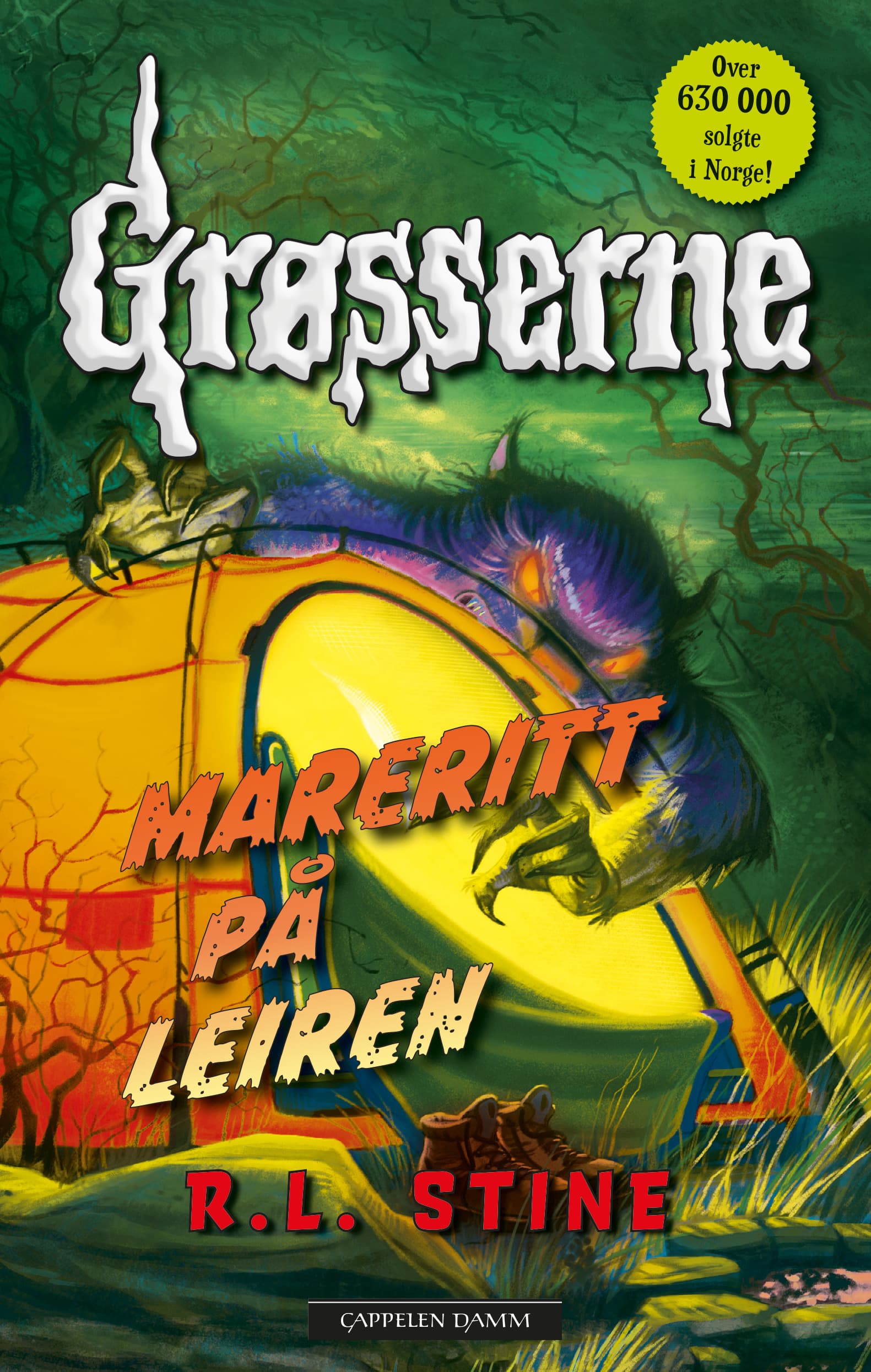 Omslag Grøsserne - Mareritt på leiren av R.L. Stine (Ebok)