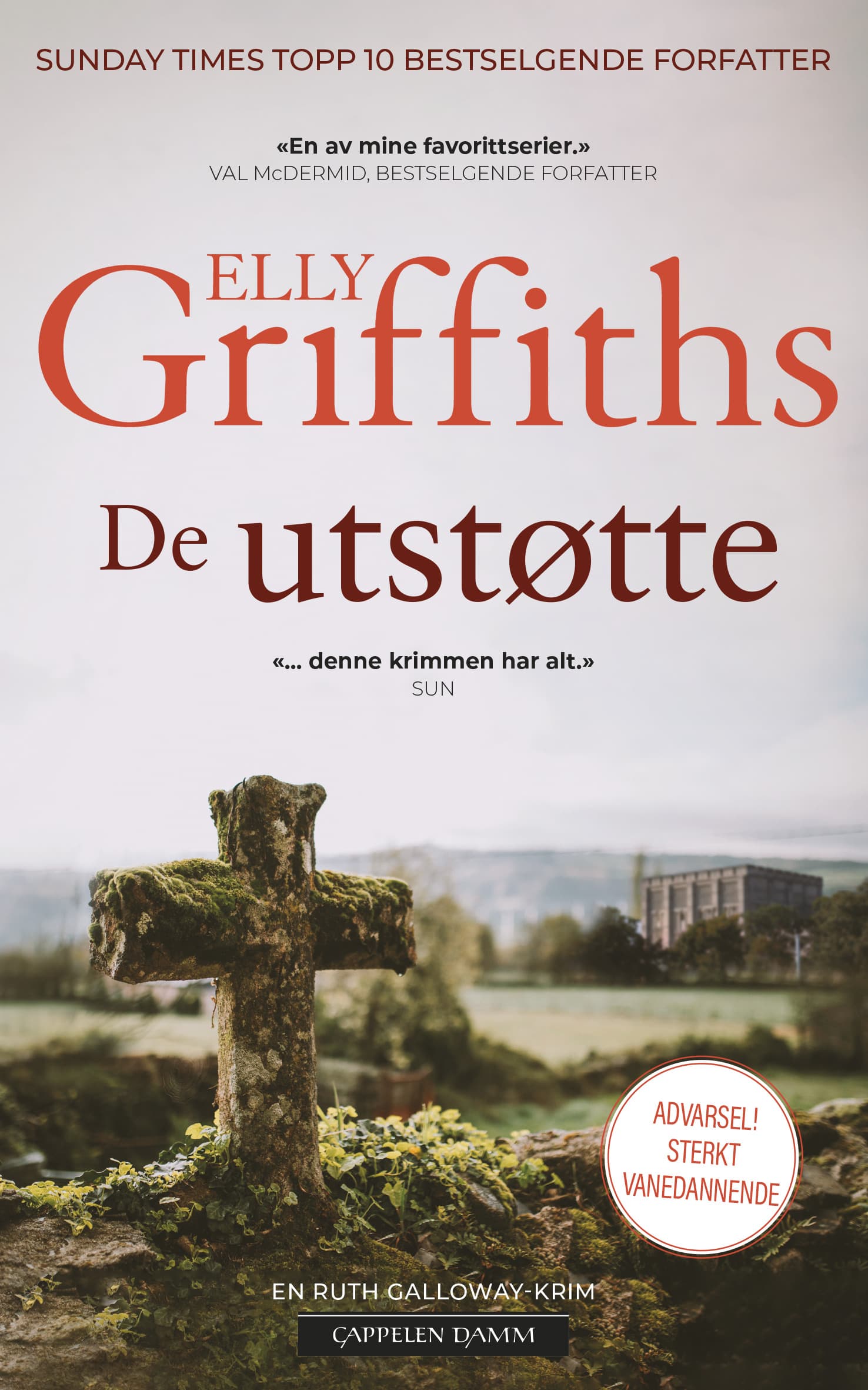 Omslag De utstøtte av Elly Griffiths (Heftet)