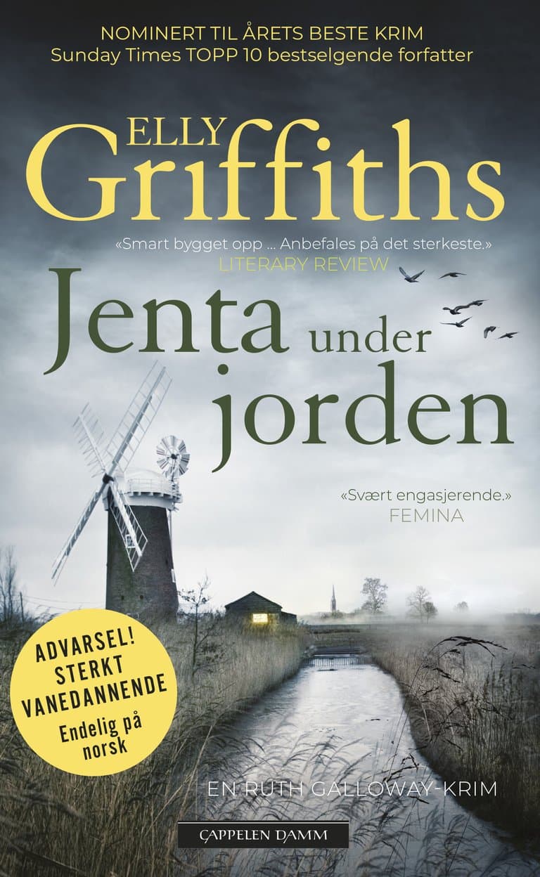 Omslag Jenta under jorden av Elly Griffiths (Ebok)