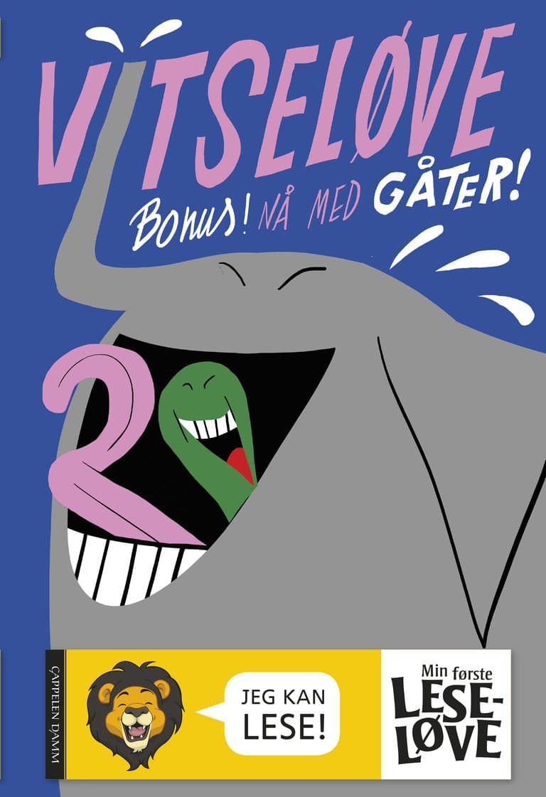 Omslag Min første leseløve - Vitseløve 2 av Steffen Sørum (Innbundet)