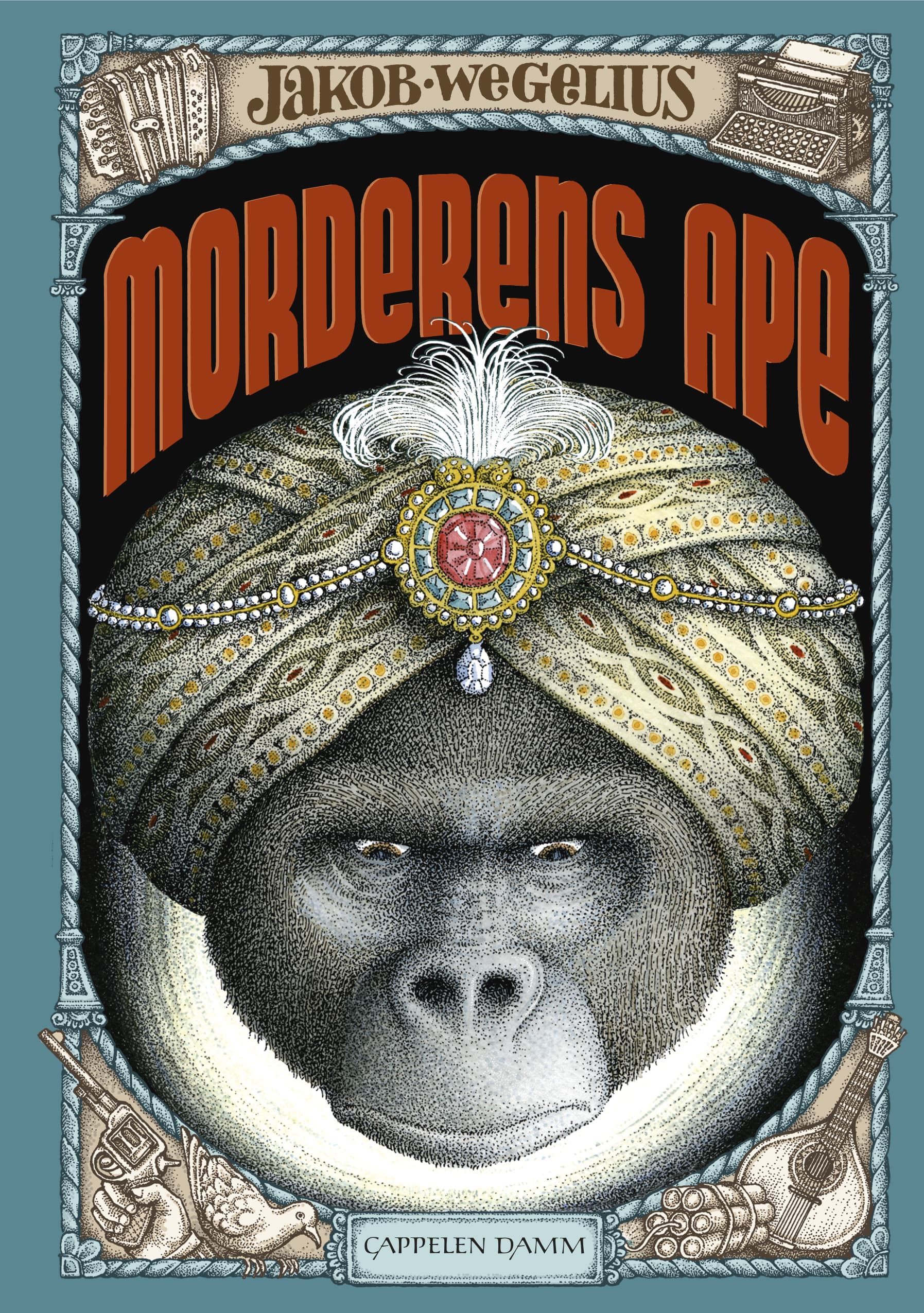 Omslag Morderens ape av Jakob Wegelius (Ebok)