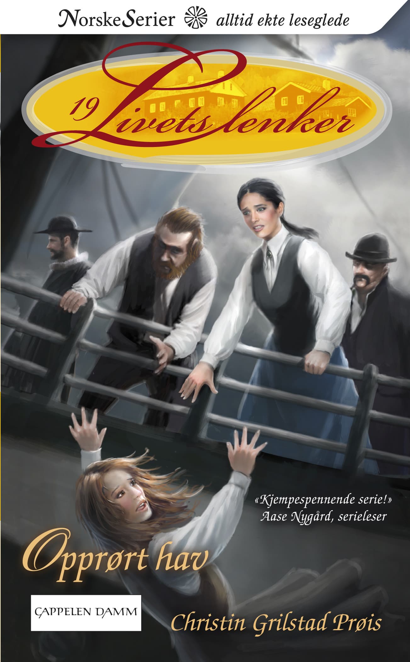 Omslag Opprørt hav av Christin Grilstad Prøis (Ebok)
