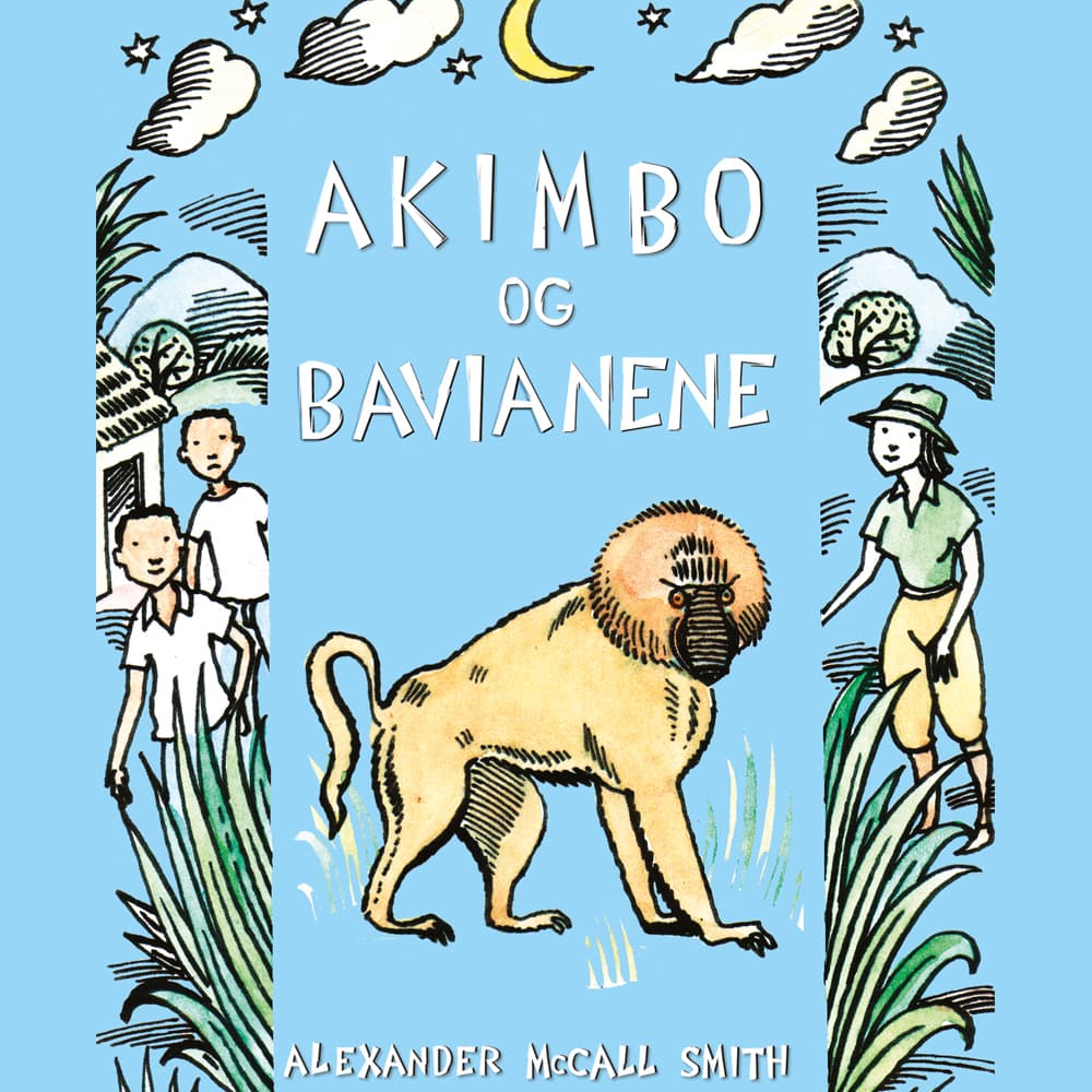 Omslag Akimbo og bavianene av Alexander McCall Smith (Lydbok)