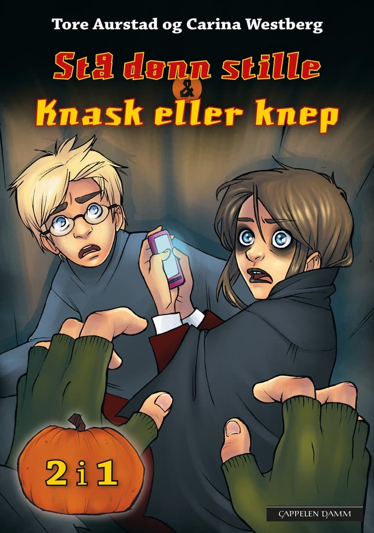 Omslag Stå dønn stille & Knask eller knep (2 i 1) av Tore Aurstad og Carina Westberg (Ebok)