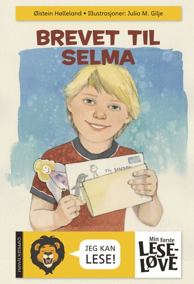 Omslag av "Min første leseløve - Brevet til Selma"