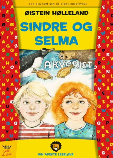 Omslag av "Min første leseløve - Sindre og Selma"