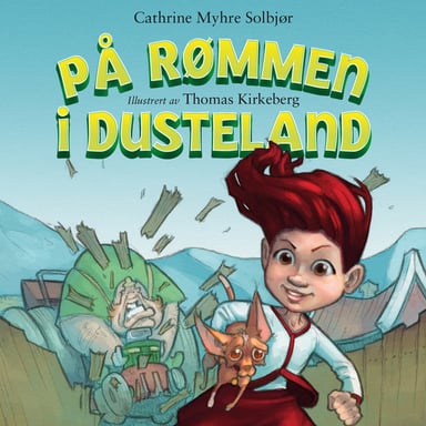 Omslag av "På rømmen i dusteland"