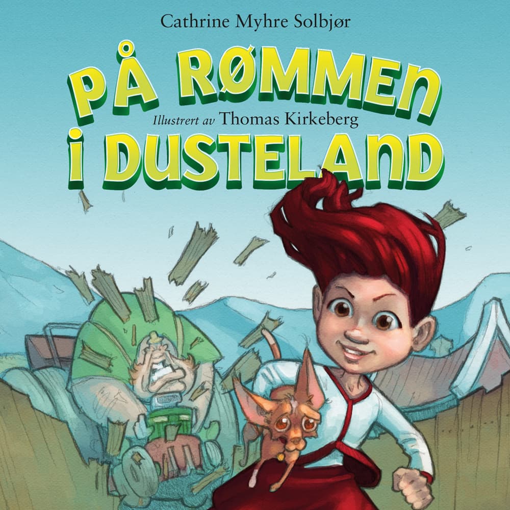 Omslag På rømmen i dusteland av Cathrine Myhre Solbjør (Lydbok)