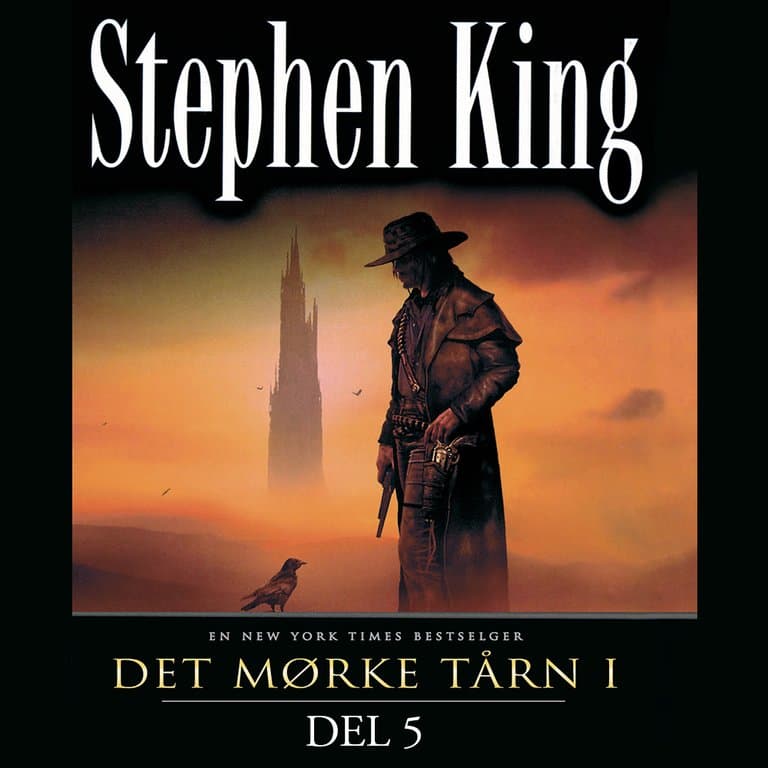 Omslag Det mørke tårn 1 - Del 5: Revolvermannen og den sortkledde av Stephen King (Lydbok)